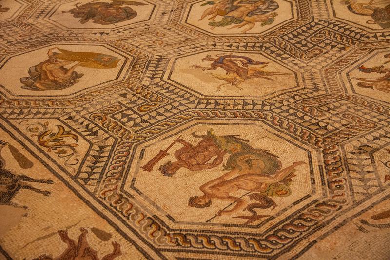 Visite - Mosaïques romaines de Boscéaz