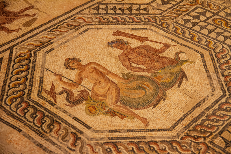 Visite - Mosaïques romaines de Boscéaz