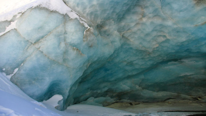 La grotte glaciaire de Zinal