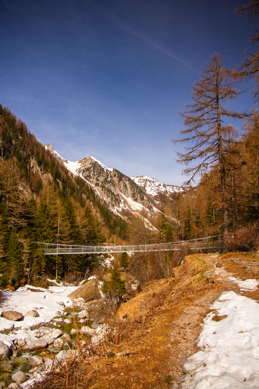 Randonnée - Bisse du Trient au printemps