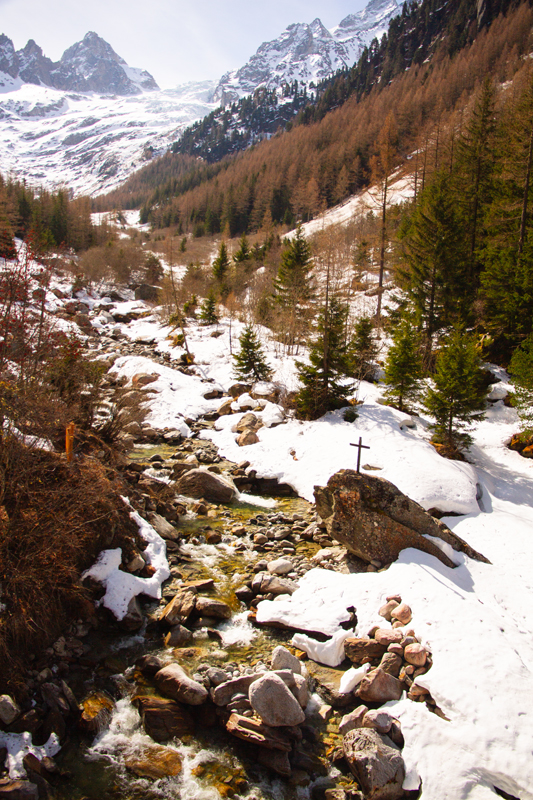 Randonnée - Bisse du Trient au printemps
