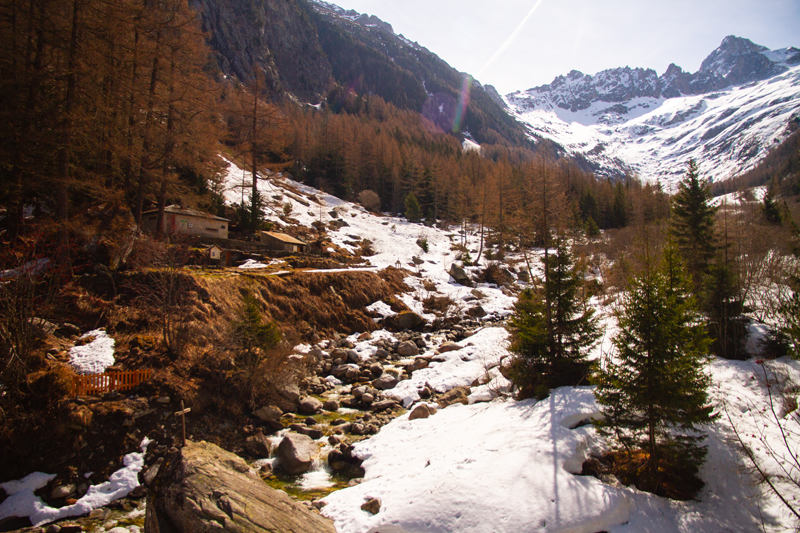 Randonnée - Bisse du Trient au printemps